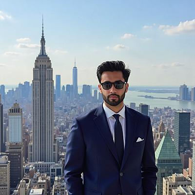 indian guy empire state building